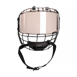 Full Face Steel Safety Ice Hockey Helmet cage