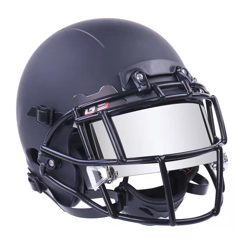 Electroplated Impact Resistant American Football Visor