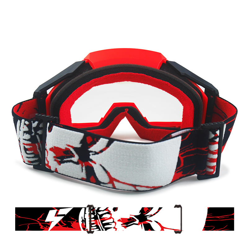 Clear Compatible Anti Fog Motocross Goggles