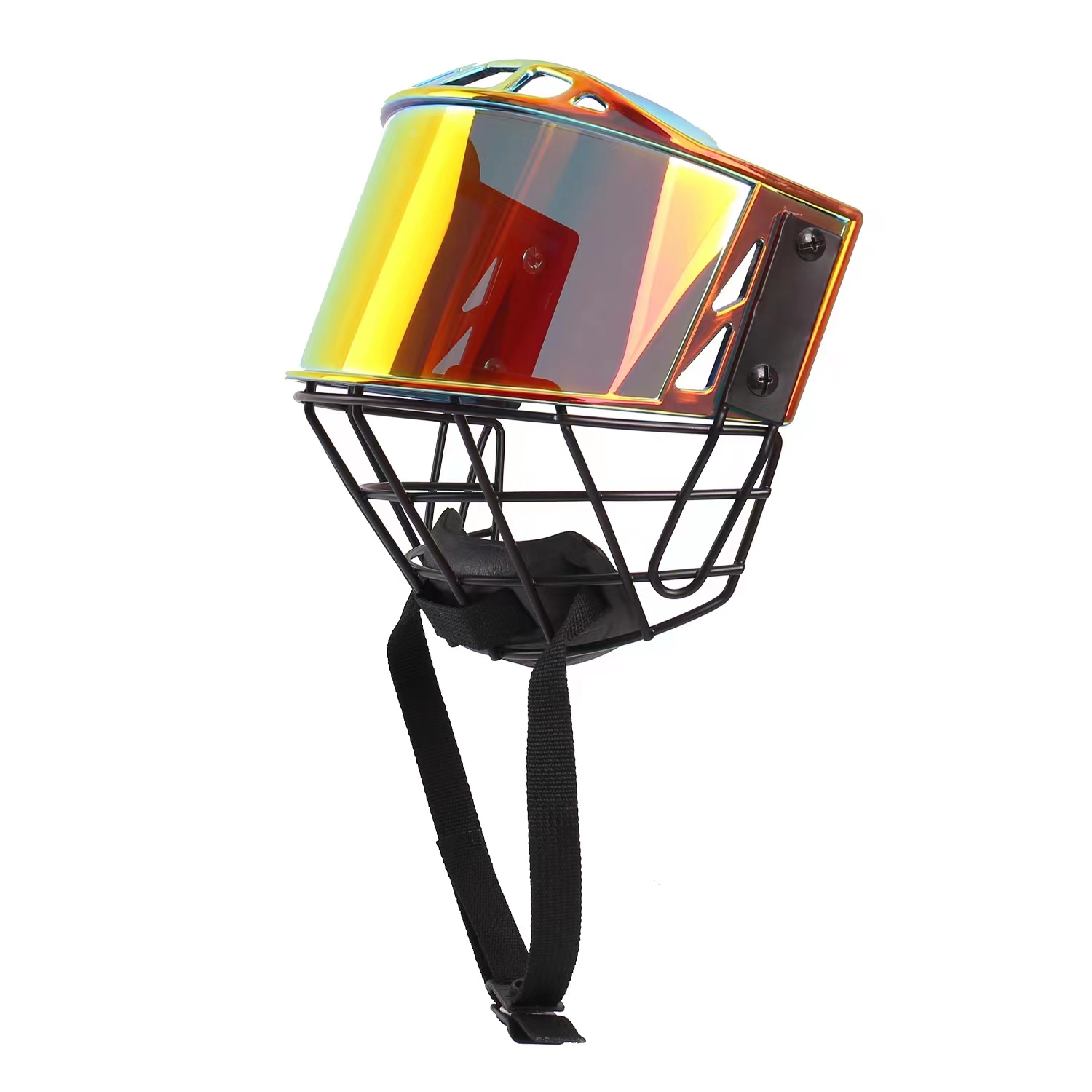 Red High Strength Ice Hockey Helmet cage For Hockey Player