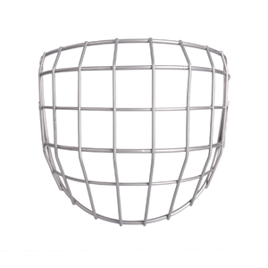 Silver Helmet Ice Hockey Cage With Face Shield